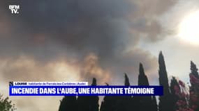 Incendie dans l'Aude: une habitante témoigne - 24/07