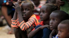 Des enfants sud-soudanais, réfugiés du camp d'Andalos.