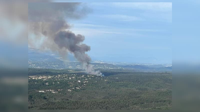 L'incendie s'est déclaré dans un secteur boisé de Saint-Paul-en-Forêt.