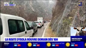 Alpes-Maritimes: la RM2205 rouvre totalement demain dès 16 heures vendredi