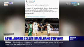 ASVEL: Norris Cole et Ismaël Bako quittent le club 