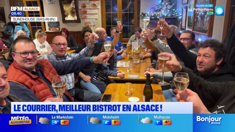 Le Courrier à Sundhouse, élu meilleur bistrot en Alsace des BFM Locales