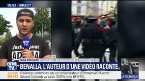 Benalla: "à aucun moment on ne pouvait penser que c'était des collaborateurs du président", raconte l'auteur d'une vidéo