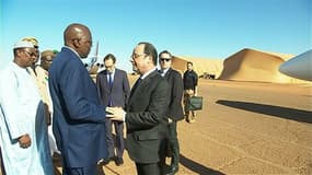 François Hollande au Mali, le 13 janvier 2017