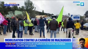 Var: la mobilisation continue contre la carrière de Mazaugues