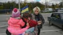 Une famille retrouve ses enfants à Kherson après l'occupation russe le 21 octobre 2022 (illustration). 