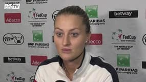 Fed Cup - Mladenovic : "L'impression de jouer un match de cinq sets"