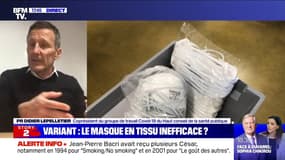 Professeur Didier Lepelletier: "Le fait de porter un masque en tissu de catégorie 1 (...) est une bonne chose"