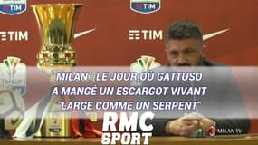 Milan : Le jour où Gattuso a mangé un escargot vivant "large comme un serpent" pour un pari