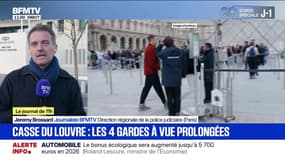 Casse au Louvre: les quatre nouvelles gardes à vue prolongées, dont celle du dernier suspect du commando