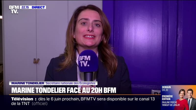 Marine Tondelier (Les Écologistes), au sujet de François Bayrou: 