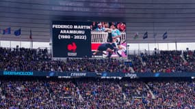 L'hommage à Aramburu samedi au Stade de France lors de France-Galles