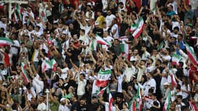 Les supporters de l'Iran face au Qatar le 15 octobre 2024