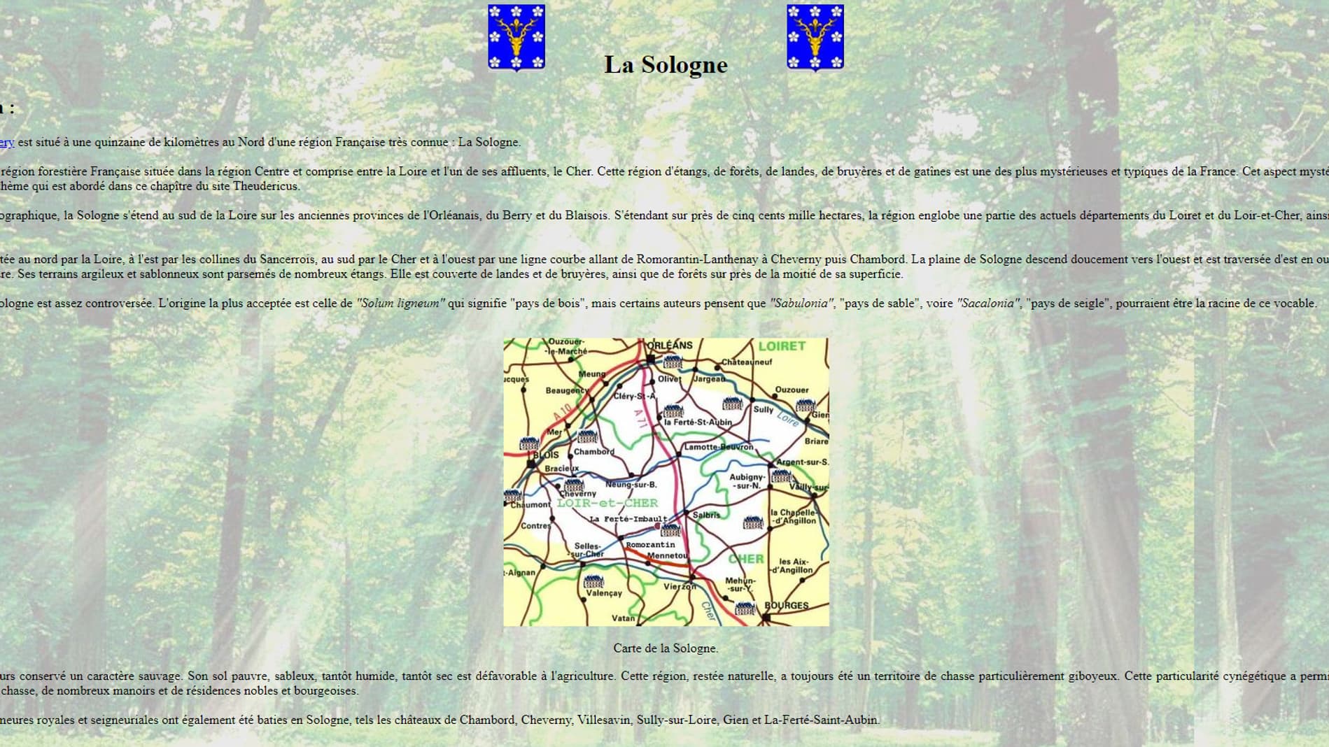 Un exemple de "Pages perso" créée via l'outil d'Orange