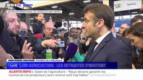 "Il n'y a qu'une solution, c'est travailler davantage" déclare Emmanuel Macron