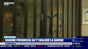 Danone progresse au 1er trimestre malgré la guerre
