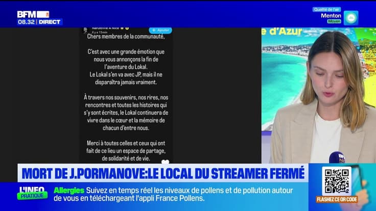 Mort de Jean Pormanove : le local du streamer fermé à Contes