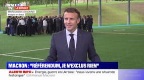Emmanuel Macron annonce que les propositions du Conseil national de la refondation peuvent "déboucher sur des référendums"