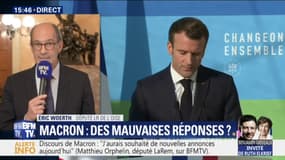 Discours de Macron : pour Éric Woerth (LR) le gouvernement "crée une France fracturée"