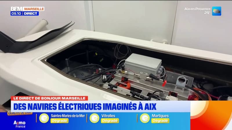Des navires électriques imaginés à Aix 