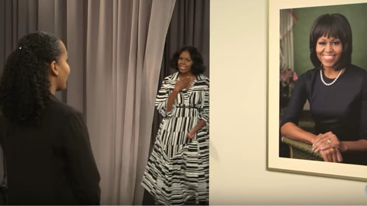 Michelle Obama a surpris des Américains qui étaient en train de lui adresser des messages de remerciements.