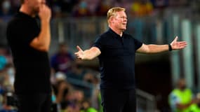 Ronald Koeman lors de Barça-Bayern (0-3)