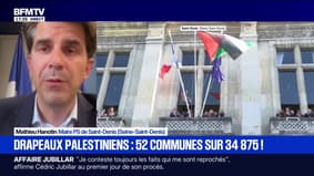 Drapeaux palestiniens sur les mairies: "Il est important de saluer l'évolution majeure de la position diplomatique de la France", explique Mathieu Hanotin, maire (PS) de Saint-Denis