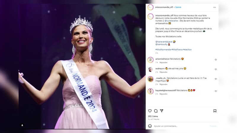 Regarder la vidéo Miss France 2025: Lucile Lecellier, originaire de la Manche, élue Miss Normandie