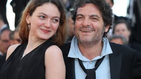 Matthieu et Billie Chedid sur le tapis rouge du Festival de Cannes, en mai 2018