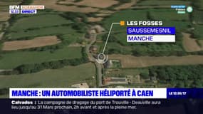 Manche: un automobiliste blessé après avoir percuté un arbre