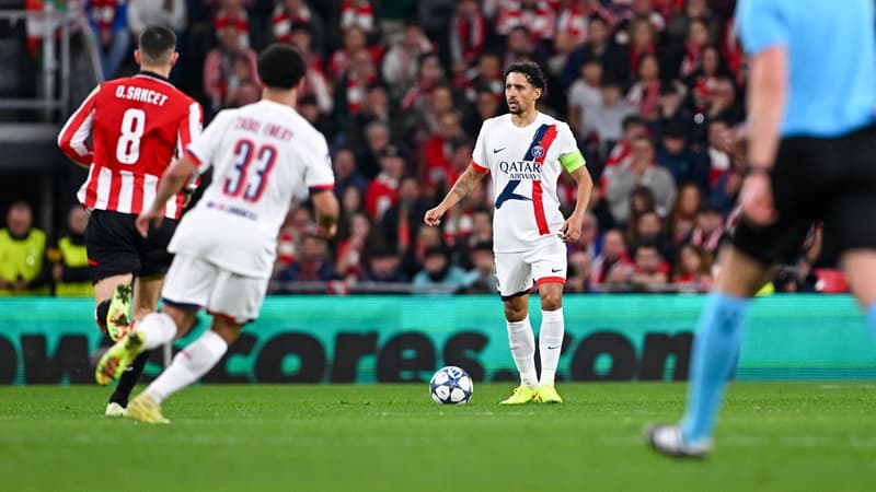 Bilbao-PSG: inquiÃ©tude pour Marquinhos, touchÃ© Ã  un adducteur