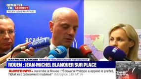 Rouen: Jean-Michel Blanquer confirme la réouverture des établissements scolaires dès lundi