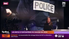 Le refus d'obtempérer en hausse en 2025