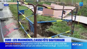 Eure: les marnières, des cavités qui rendent certains axes impraticables