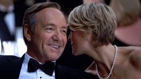 Kevin Spacey et Robin Wright, héros de "House of Cards".