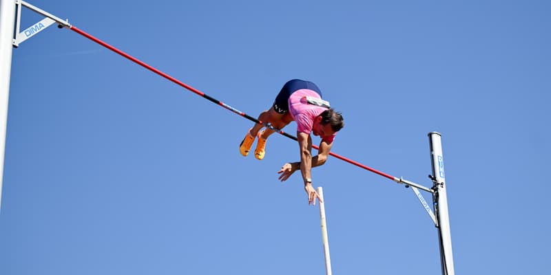 Renaud Lavillenie aux Championnats de France le 3 août 2025.