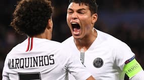 Marquinhos et Thiago Silva (PSG)