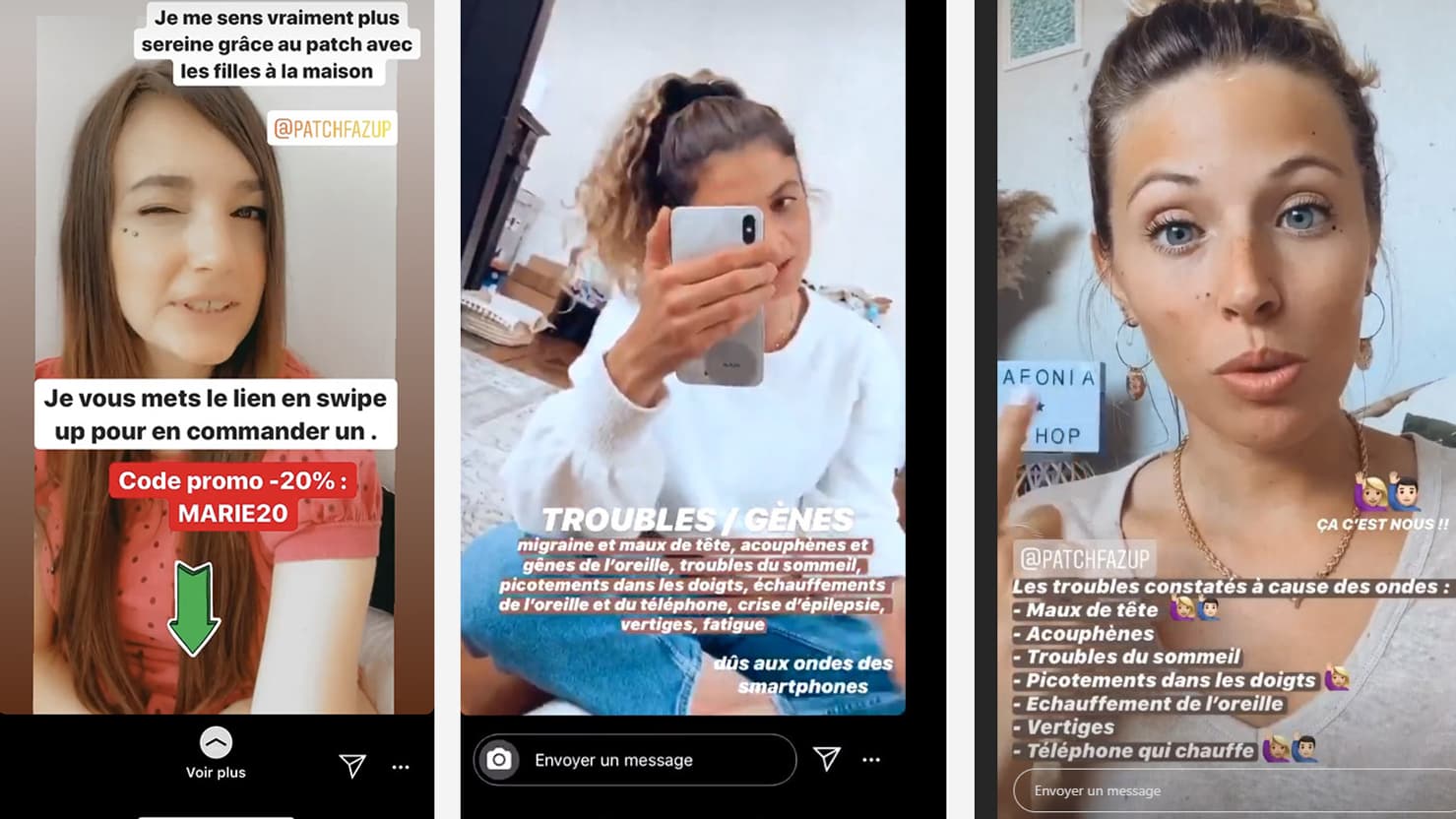 Captures d'écran Instagram Captures d'écran Instagram