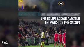 Bolt a disputé son premier match pro... et sa première passe est bien drôle
