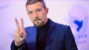 L'acteur espagnol Antonio Banderas, le 25 février 2025 à Berlin.