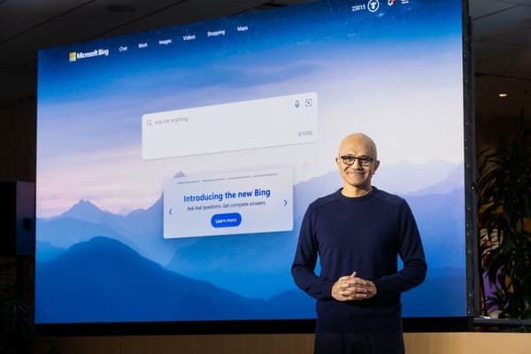 Satya Nadella, le patron de Microsoft, a annoncé la nouvelle version de Bing basée sur ChatGPT