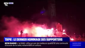 Bernard Tapie: le dernier hommage des supporters au Vélodrome