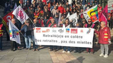 Une manifestation de retraités ce mardi 3 décembre 2024 à Toulon (illustration)
