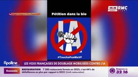 Les voix françaises de doublage mobilisés contre l'IA 