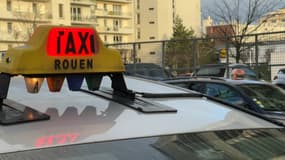 Plus de la moitié des taxis du secteur haut-normand se sont mobilisés ce lundi pour protester contre le covoiturage sanitaire.