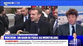 Macron : un bain de foule au Mont-Blanc - 13/02