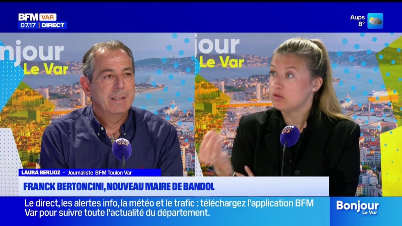 BFM Var et Vous: Franck Bertoncini, nouveau maire de Bandol