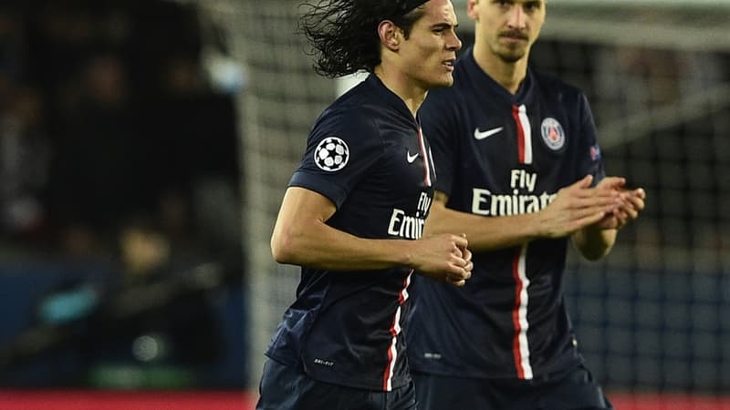 Edinson Cavani et Zlatan Ibrahimovic