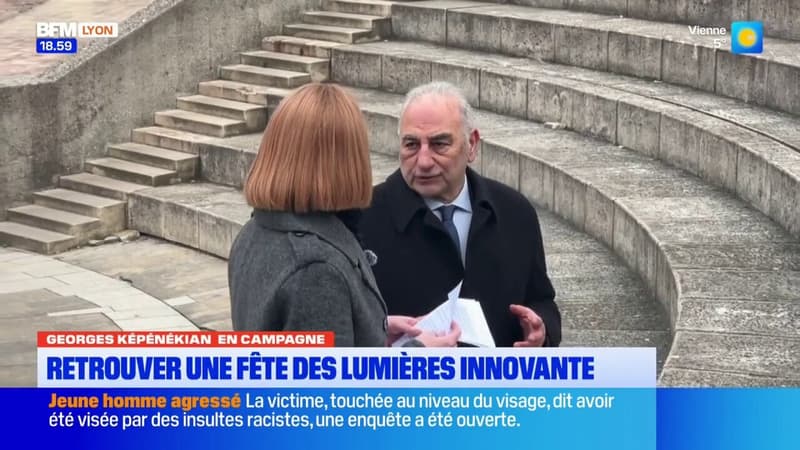 En Campagne : Georges Képénékian assure vouloir retrouver une Fête des Lumières "innovante"
