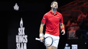 Novak Djokovic au Six Kings Slam, le 16 octobre 2025.